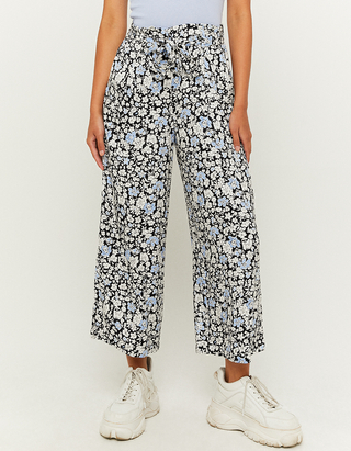 Pantaloni Culotte in Misto Lino a Vita Alta | TALLY WEiJL Online Shop