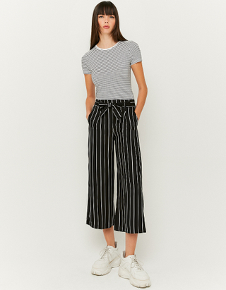 TALLY WEiJL, Pantalon Coupe Culotte Léger Taille Haute for Women