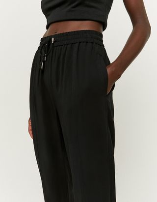 TALLY WEiJL, Μαύρο ίσιο παντελόνι for Women