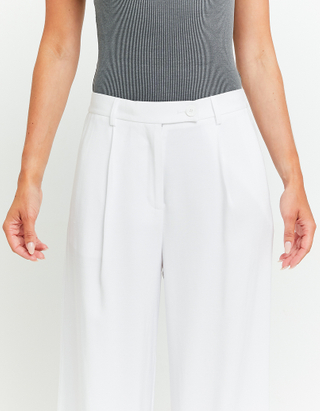 TALLY WEiJL, Pantalon Blanc Taille Haute for Women