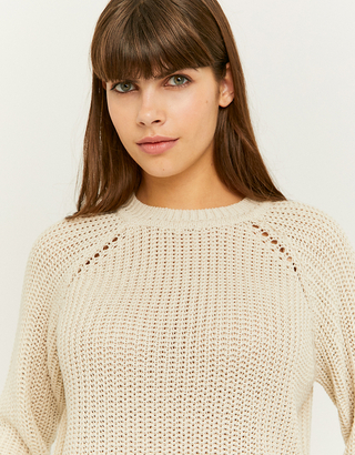 TALLY WEiJL, Pull Dos Ouvert Blanc for Women