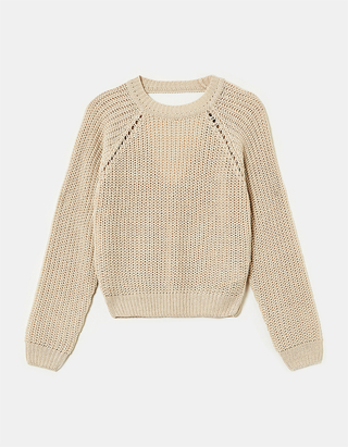 TALLY WEiJL, Pull Dos Ouvert Blanc for Women