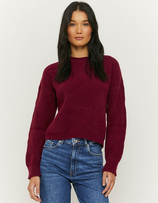 TALLY WEiJL, Czerwony sweter z dzianiny for Women