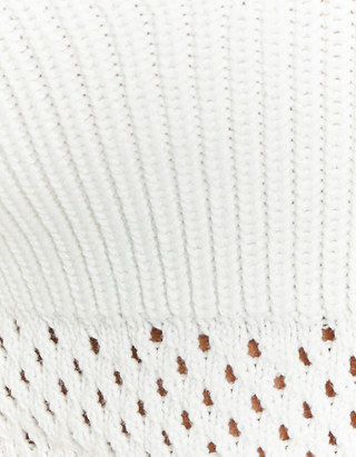 TALLY WEiJL, White Crochet Bralet for Women