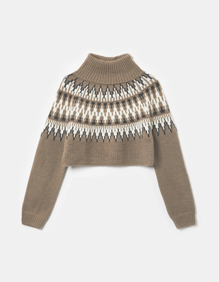 TALLY WEiJL, Printed Turtle Neck  Jumper for Women