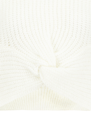Maglione Bianco Annodato