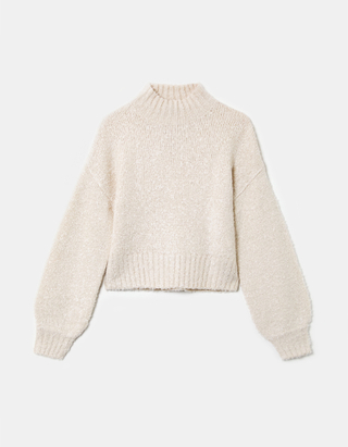 Beiger Soft Touch Pullover