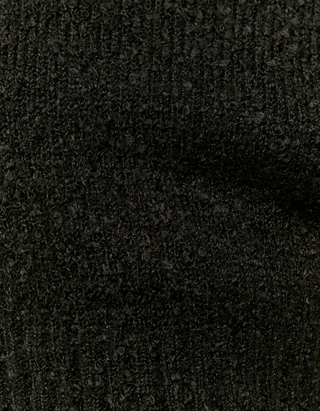 Schwarzer Soft Touch Pullover
