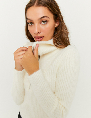 TALLY WEiJL, Soft Touch Pullover mit Reißverschluss for Women