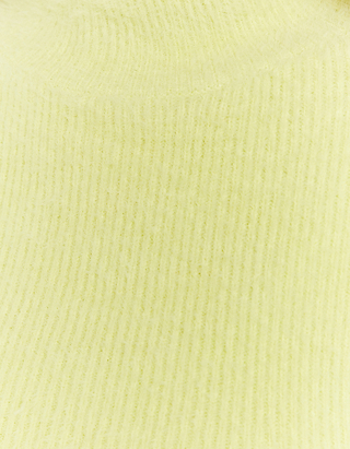 TALLY WEiJL, Yellow Ultra Cropped Knit Jumper for Women