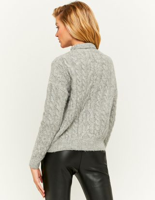 TALLY WEiJL, Pull Maille épaisse Gris for Women