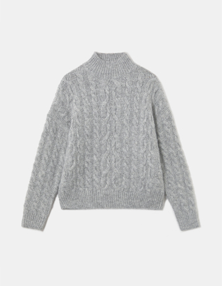 TALLY WEiJL, Grey Cable knit  Jumper for Women