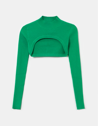 Maglione Corto Verde
