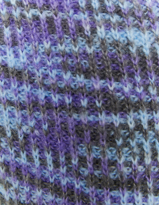 TALLY WEiJL, Purple Knit Mini Shorts for Women