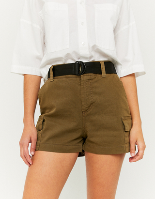High Waist Cargo Shorts | TALLY WEiJL 