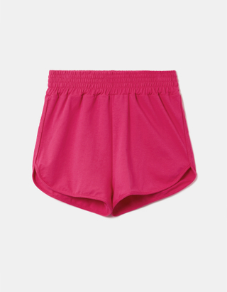 Ροζ Ψηλόμεσο Shorts 