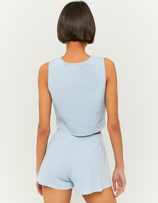 TALLY WEiJL, Short Taille Mi-Haute Bleu for Women
