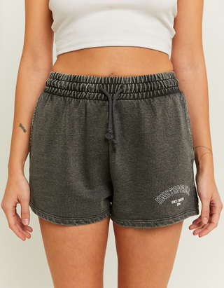 TALLY WEiJL, Acid Wash Printed Sweat Shorts for Women
