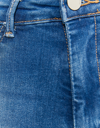 TALLY WEiJL, Shorts di Jeans Skinny Push-up a Vita Alta for Women