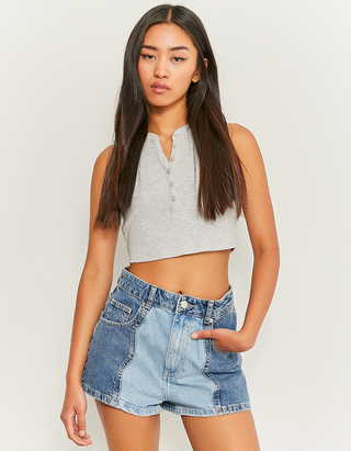 High Waist Denim Shorts | TALLY WEiJL 