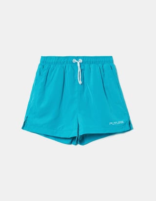 Nylon Printed Shorts