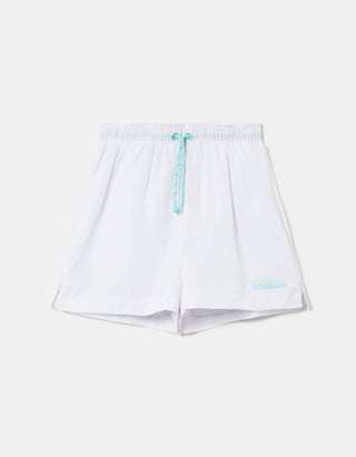 Shorts aus Nylon mit Aufdruck