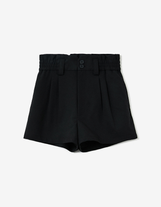 TALLY WEiJL, Schwarze Paperbag Shorts for Women