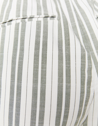 Striped Lightweight Paperbag Shorts