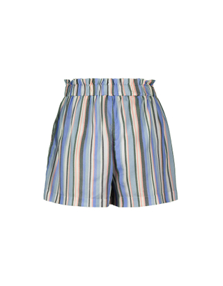 Blue Striped Shorts