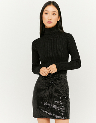 TALLY WEiJL, Sequins Mini Skirt for Women
