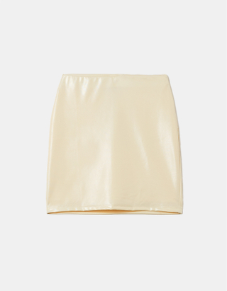 TALLY WEiJL, Beige Mini Basic Skirt for Women