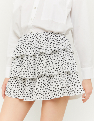 Ruffled Mini Skirt