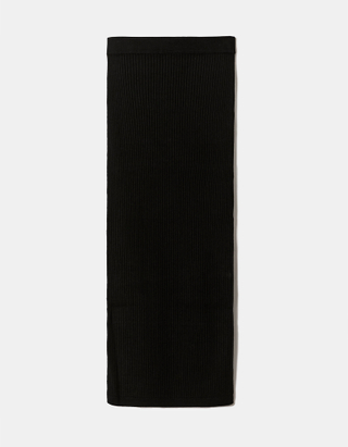 TALLY WEiJL, Schwarzer Cropped Skirt mit Fancy Details for Women