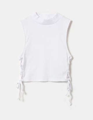 Top Cut Out Bianco