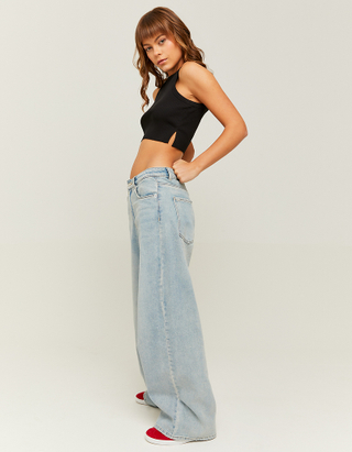 TALLY WEiJL, Basic Ribbed Cropped Top for Women