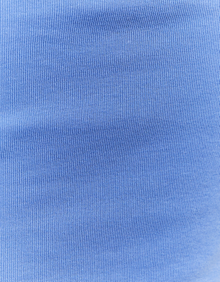 Μπλε Fancy Detail Crop Top