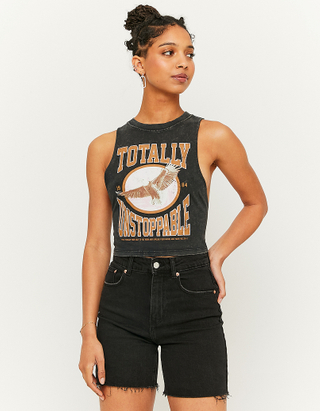 TALLY WEiJL, Loose Printed Tank Top for Women
