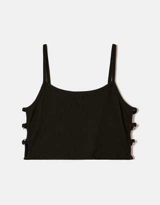 TALLY WEiJL, Cropped Top With Lateral Cut Out for Women