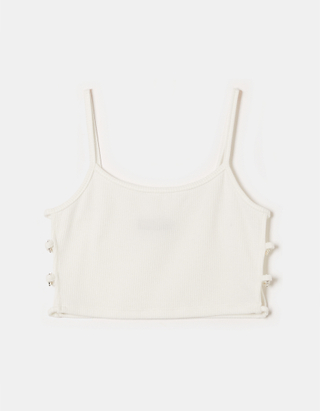 TALLY WEiJL, Cropped Top With Lateral Cut Out for Women