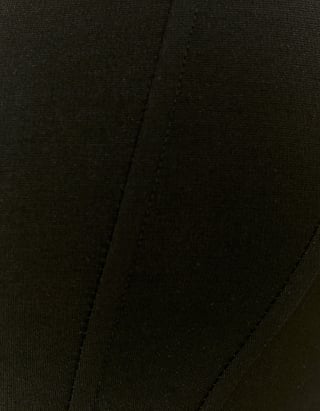 TALLY WEiJL, Μαύρο Corset Crop Top for Women