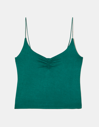TALLY WEiJL, Green Basic Top for Women