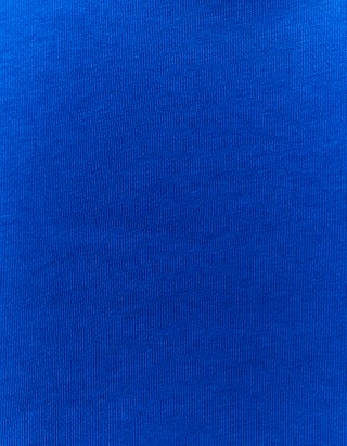 Blue Cropped Printed Hoodie