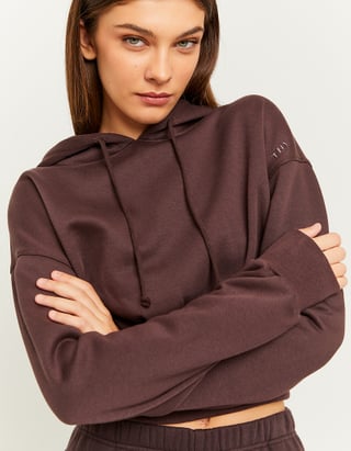 TALLY WEiJL, Braunes fitted Sweatshirt for Women