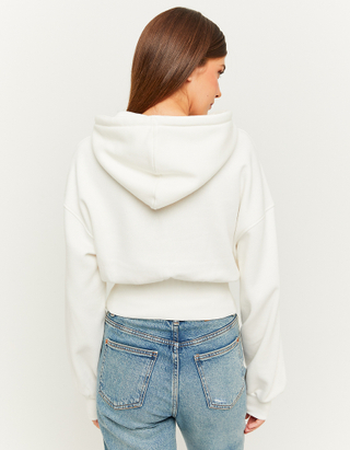 TALLY WEiJL, White Fitted Sweatshirt for Women