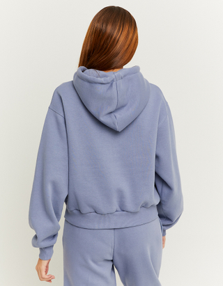 TALLY WEiJL, Blue Oversize Printed Hoodie for Women