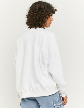 TALLY WEiJL, Weißes Bedrucktes Sweatshirt for Women