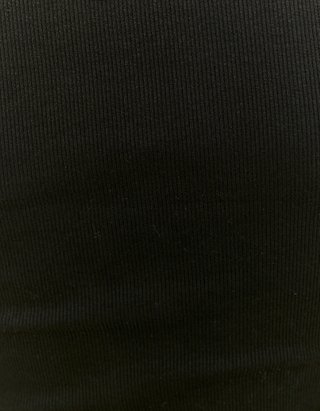 Μαύρο Cropped T-Shirt με στάμπα