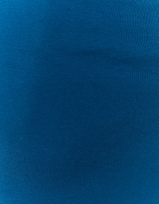 Blaues Top mit gekräuseltem Saum