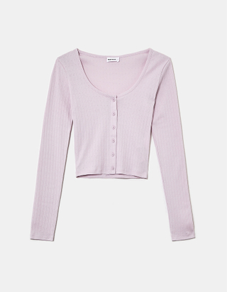 Buttoned  Basic  Top