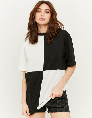 TALLY WEiJL, T-shirt Oversize Color Block for Women